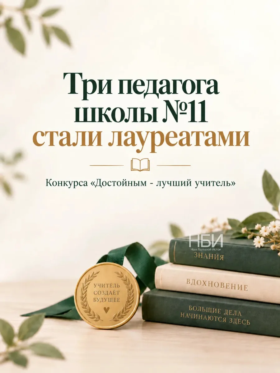 👩‍🏫Хорошая новость из школы №11