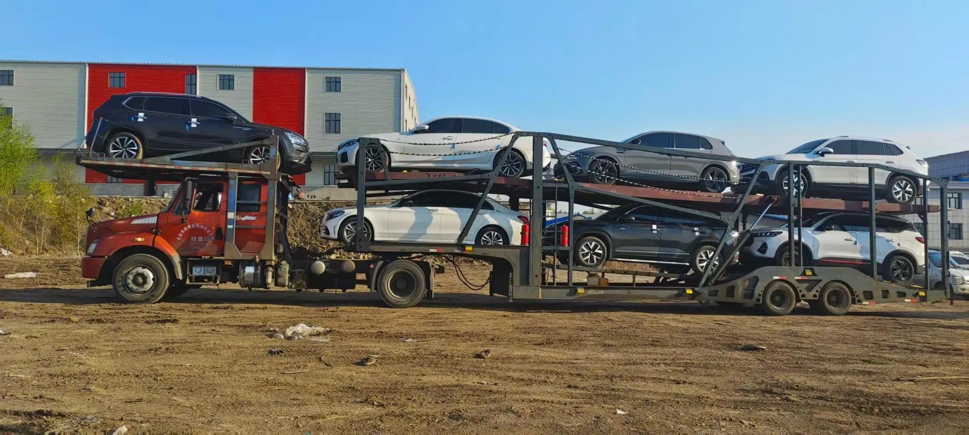 О Т П Р А В К А  К И Т А Й  🚚☑️Произвели погрузку партии Ваших автомобилей на автовоз в Китае для да