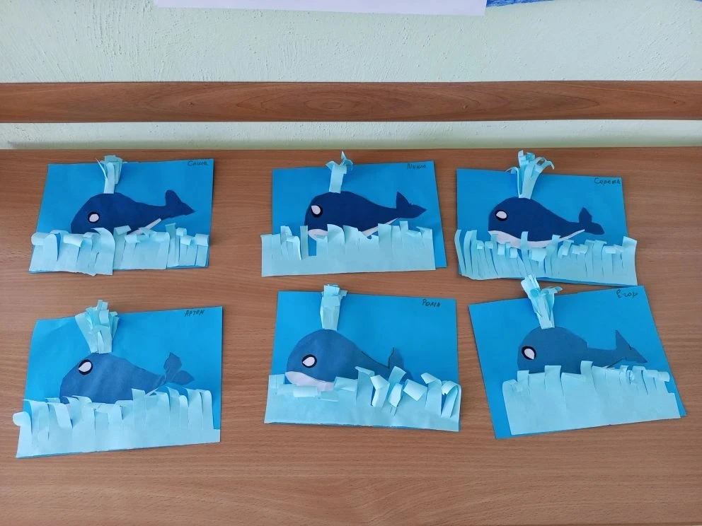Наш бумажный океан пополнился новыми жителями! 🐳💦