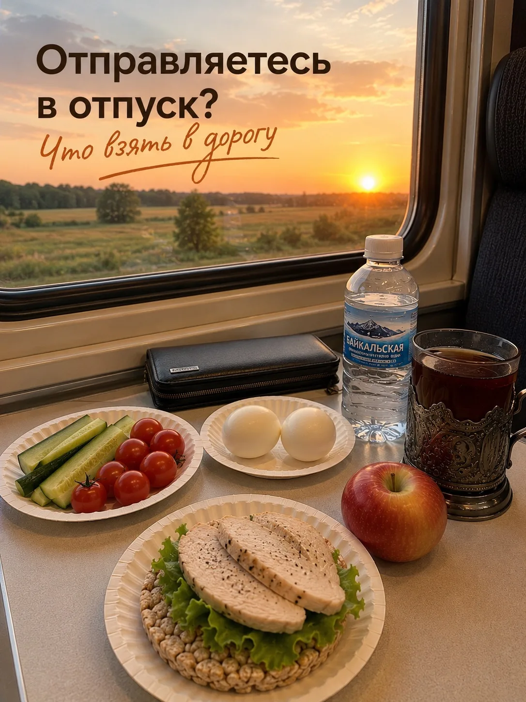 Что взять с собой в дорогу, чтобы не набрать вес?

Одна из самых частых причин переедания в поездках