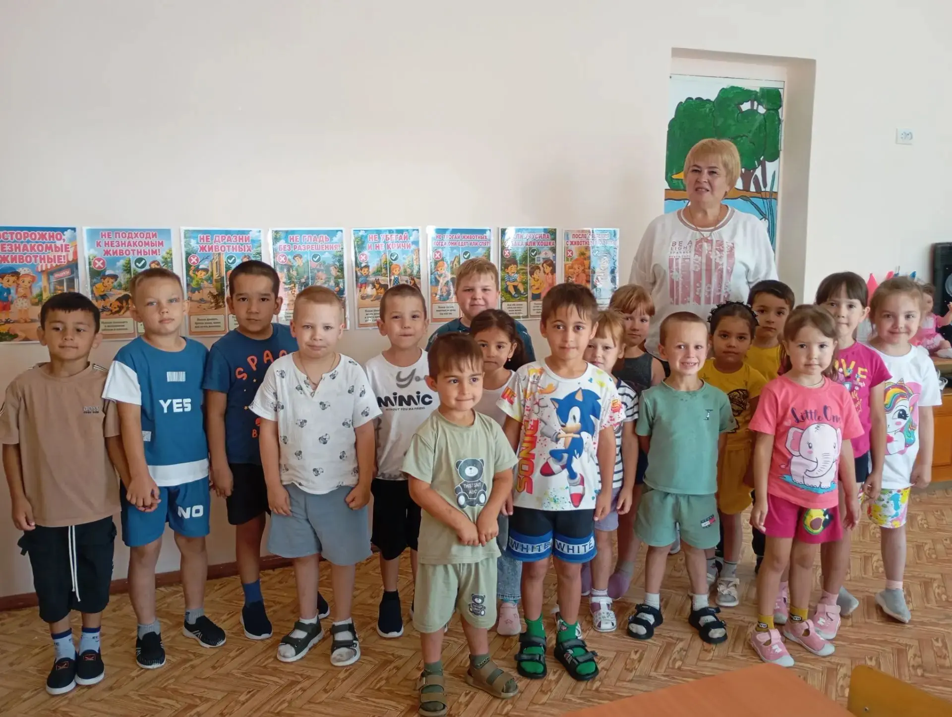 Второй день тематической «Недели безопасности» в старшей группе детского сада был посвящен одной из 