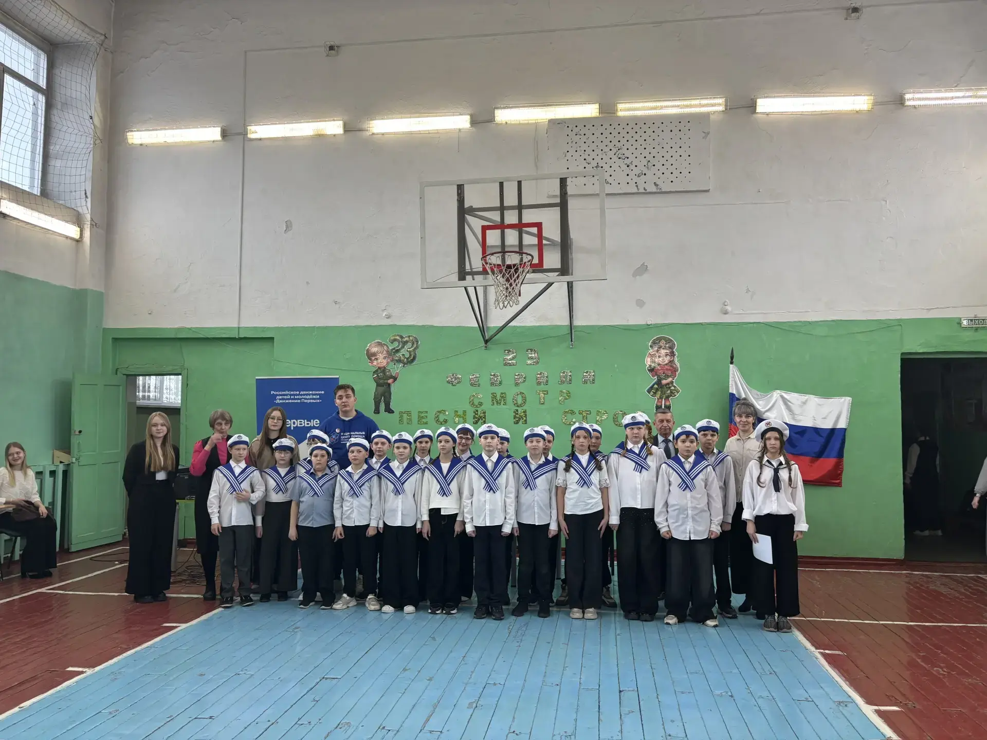 🌟 В нашей школе прошел второй день конкурса смотра и песни 2026! 🎶👏 17февраля   учащиеся 4-х и 6-х к