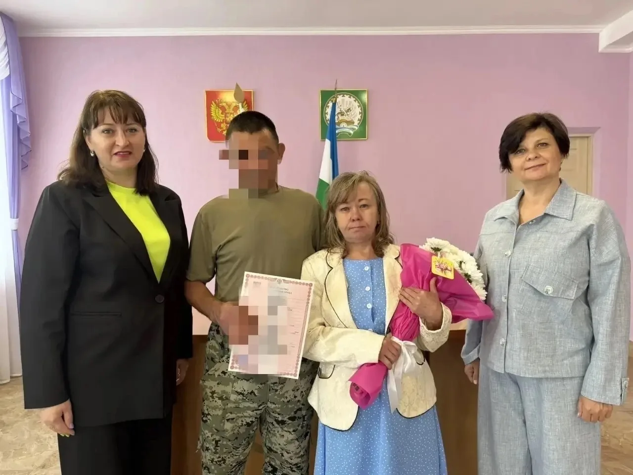 В отделе ЗАГС Калтасинского района Госкомюстиции Республики Башкортостан состоялась регистрация брак