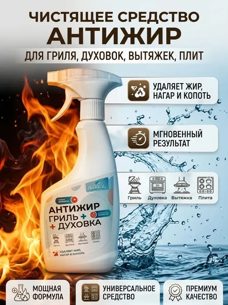 Спрей - Антижир для кухни