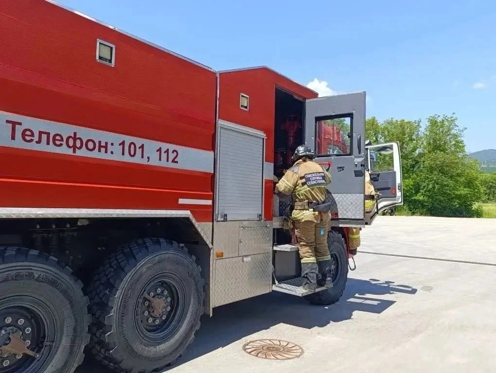 В 11‑й пожарно‑спасательной части Спасательной службы Севастополя в селе Павловка начала работу газо