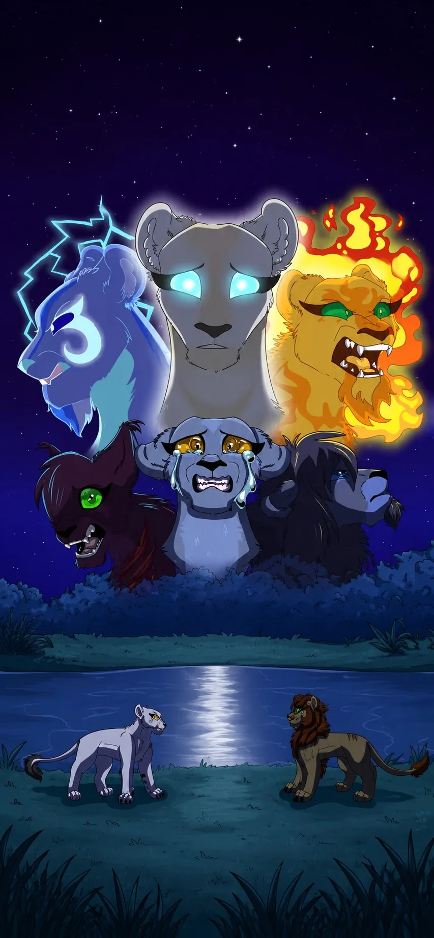 Ночные обои «Мой прайд» 🦁