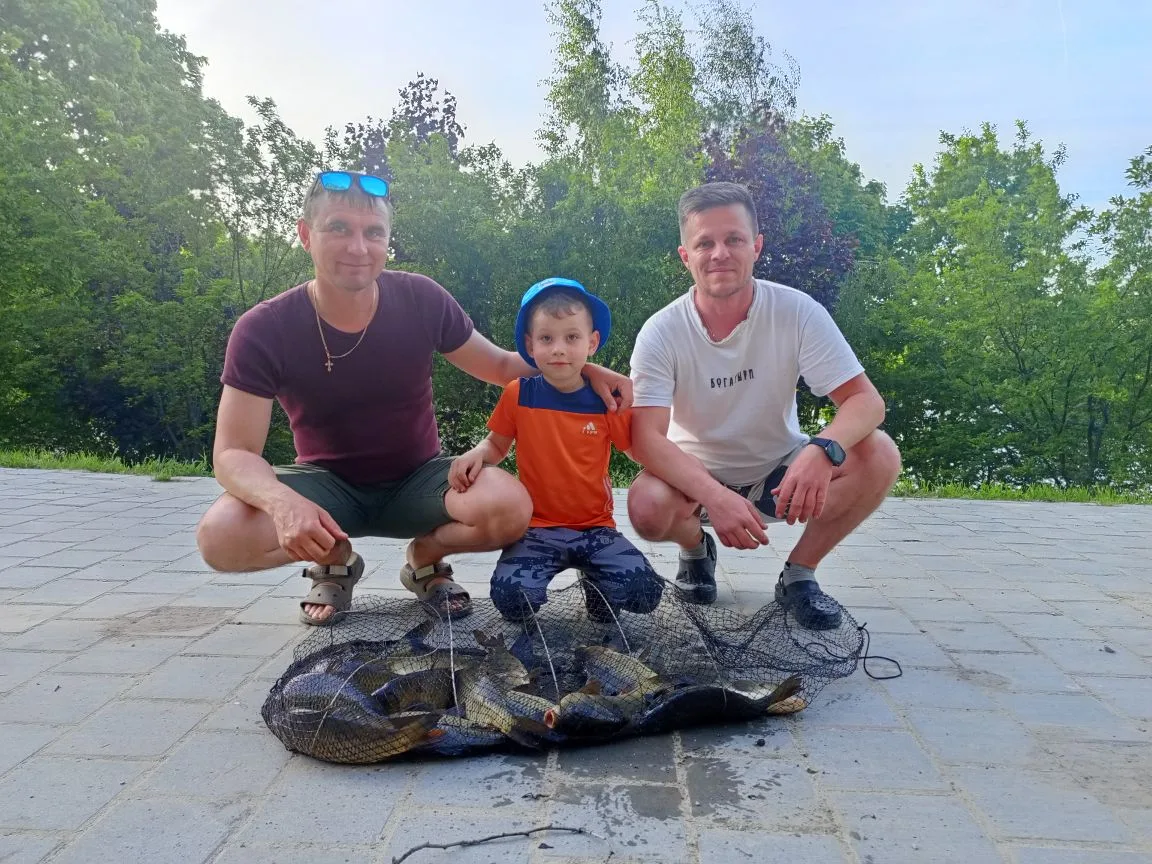 Еще одно мощное рыболовное трио 💪 И не менее мощный улов 🎣