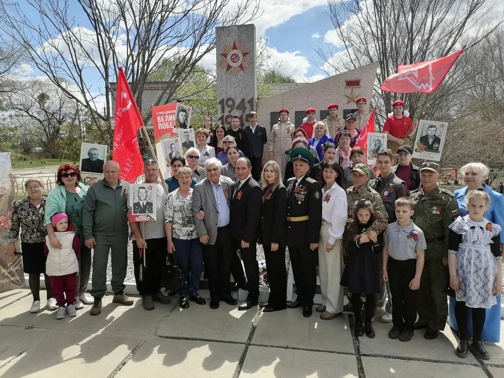9 Мая 2026 год. Торжественное мероприятие, посвященное 81-летию  Победы, у памятника во...