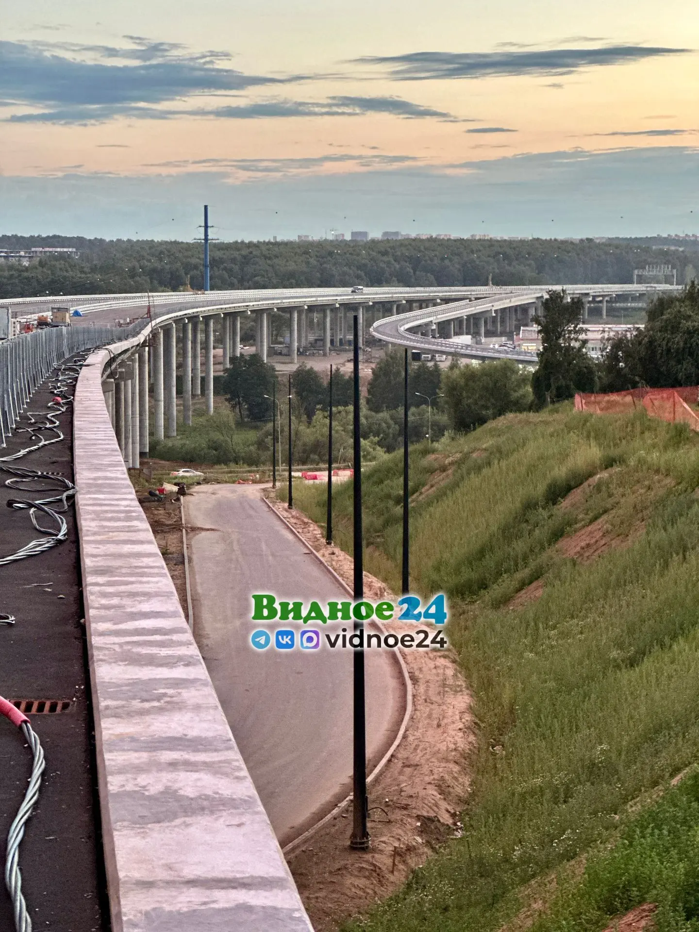 Фотографии строительства Южно-Лыткаринской автодороги (ЮЛА, платный дублер МКАД). Лопатино, Расторгу