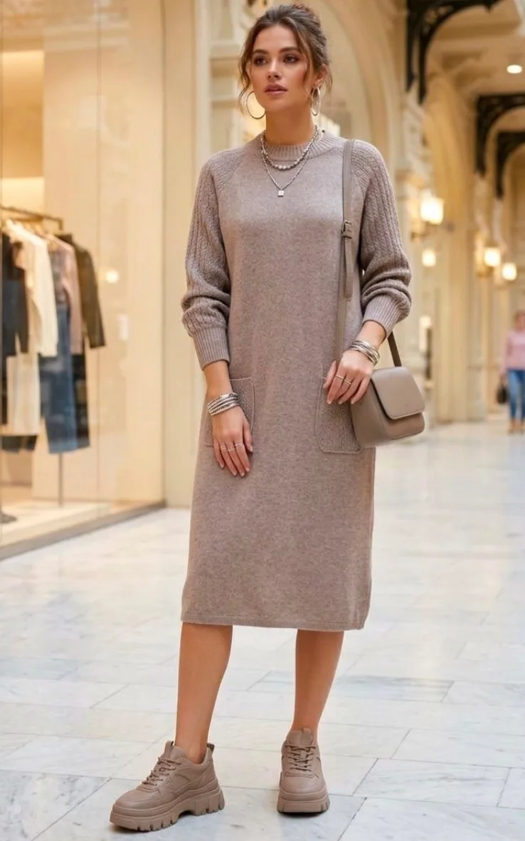 Платье трикотаж. Размеры 46-54. Цена 4600. Цвета:беж, каппучино, зелень. 👗🔥❤️🎯👍