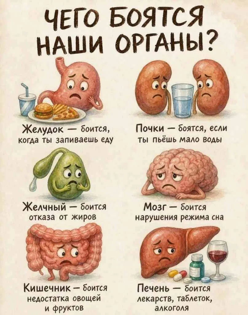 Чего боятся наши органы?
