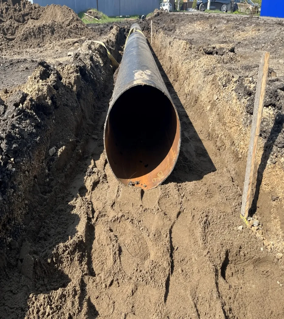 💧Произведена замена 750 метров трубы для восстановления водоснабжения в Агрызе