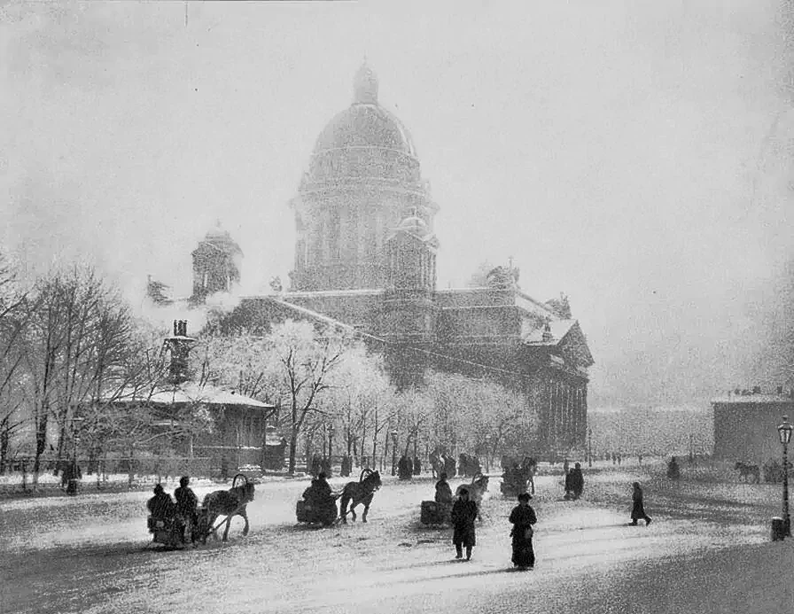 1876-1880.Исаакиевский собор.
