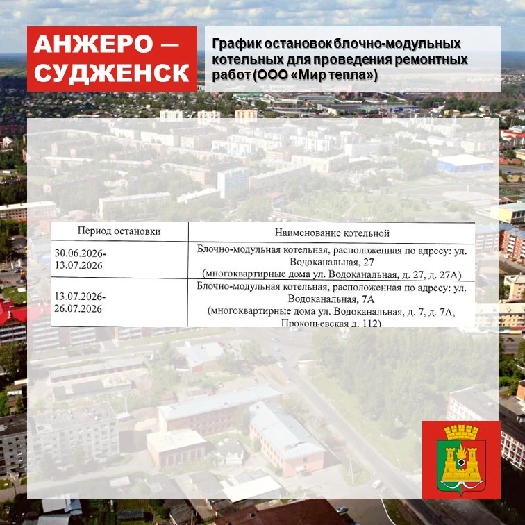 В рамках подготовки к отопительному сезону 2026–2027 годов организован комплекс мероприятий по прове