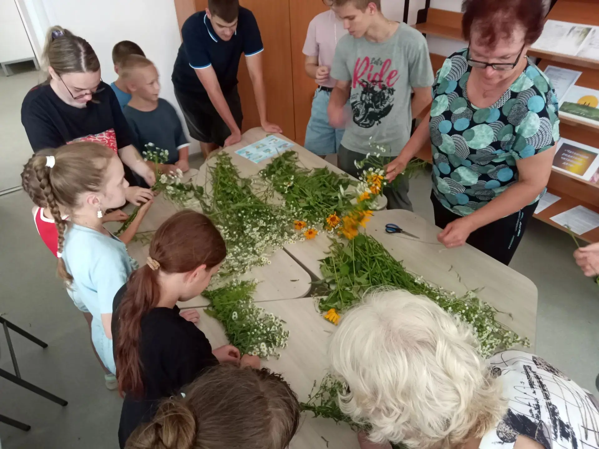 🌼8 июля в День семьи, любви и верности, в Центральной библиотеке села Новопокровка, для детского пр