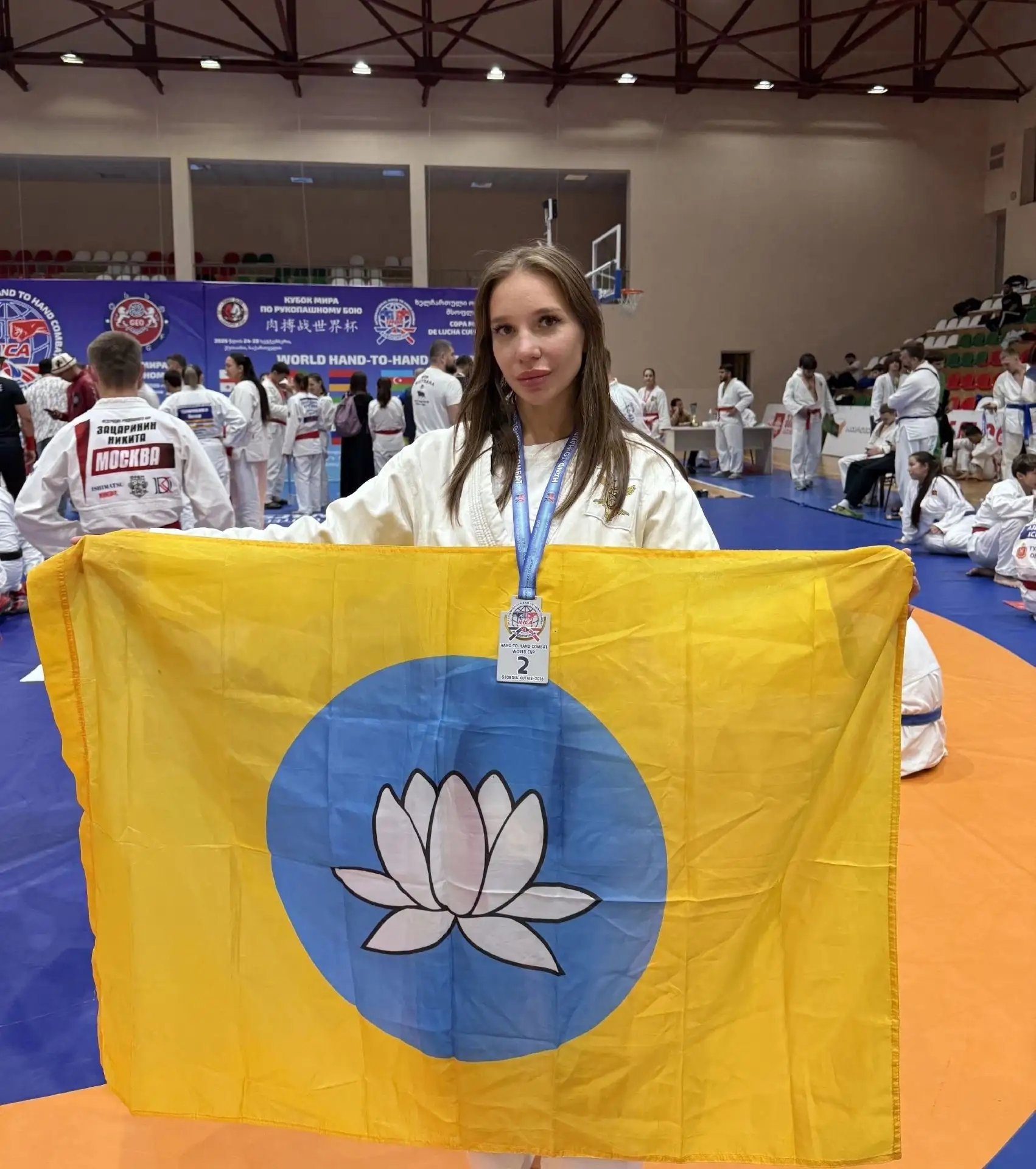 Калмыцкая спортсменка Анастасия Соятиева — вице-чемпионка Кубка мира по рукопашному бою...