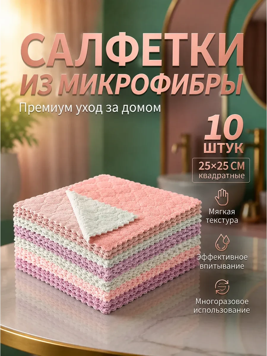 ⚡️ Салфетки из микрофибры