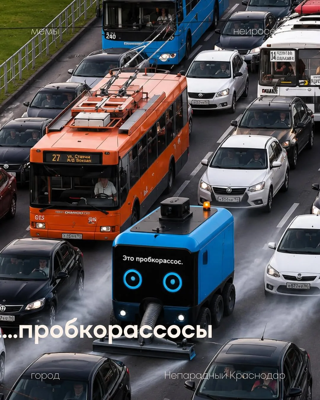 👾🤖В связи с появлением пухососов: что нужно Краснодару?
 
Пользователей соцсетей удивили небольшие