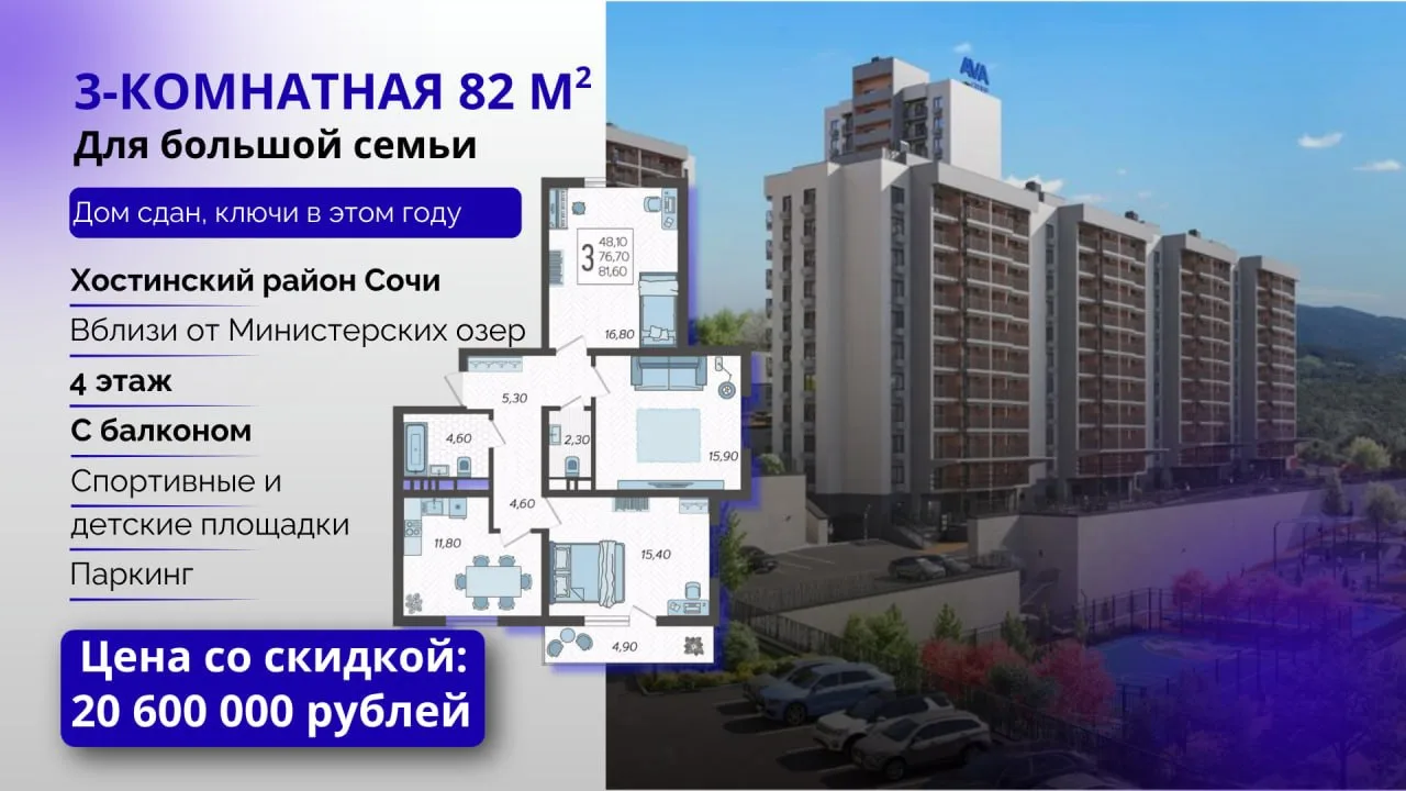 👍Идеальная квартира для большой семьи

В последнее время мне приходит немало сообщений примерно одн