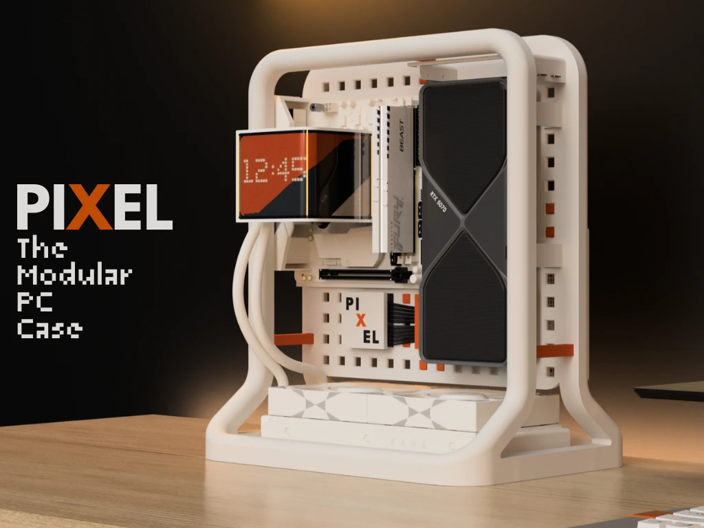 PIXEL • Модульный корпус для ПК с открытой рамой