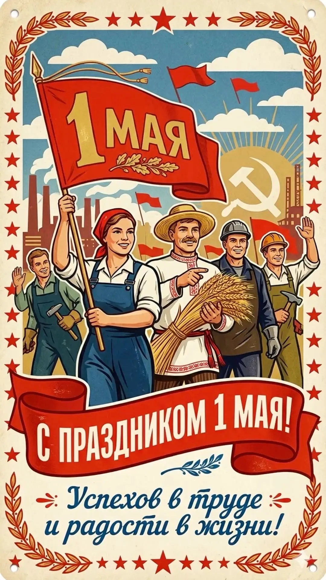 🌸ПОЗДРАВЛЯЕМ С ПРАЗДНИКОМ ВЕСНЫ И ТРУДА!