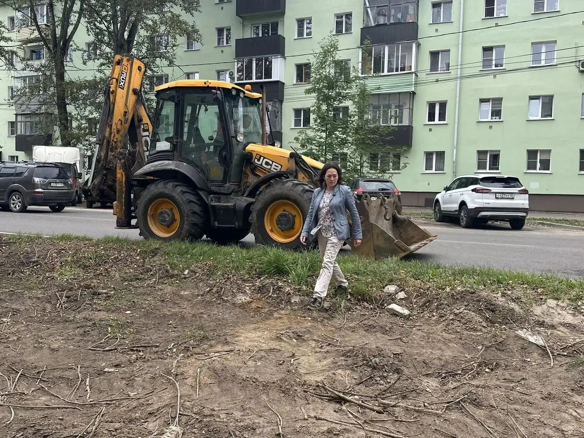 🌳 На улице Максима Горького высадят молодые деревья