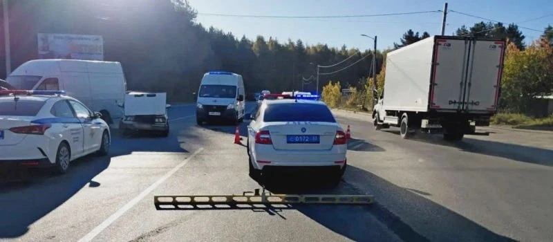 Авария на Муромской: травмы у двух водителей