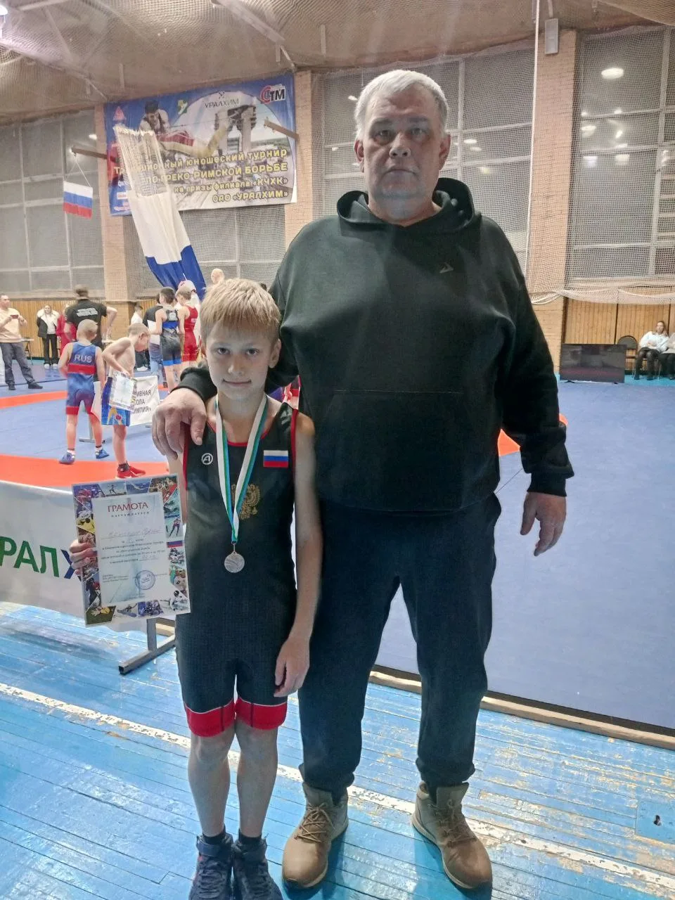🤼‍В Кирово-Чепецке прошел Новогодний турнир по греко-римской борьбе. Среди мальчиков в весовой кате
