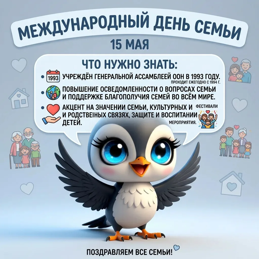🌸 Международный день семьи — 15 мая 🌸