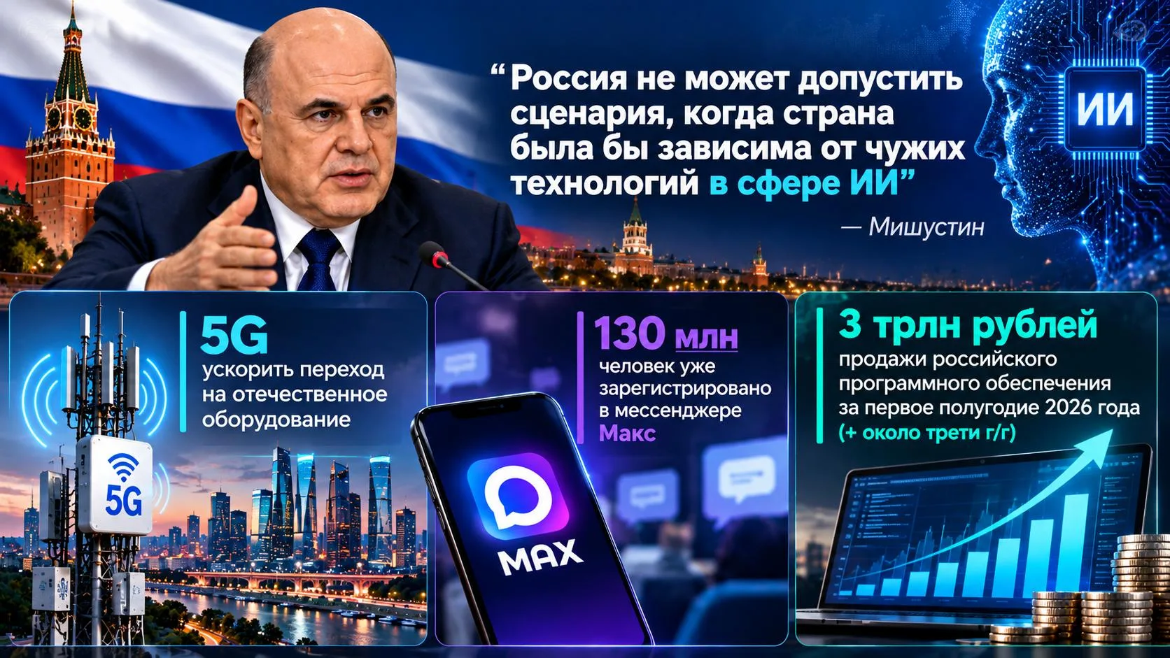 🇷🇺 Новость: Россия не может допустить сценария, когда страна была бы зависима от чужи...