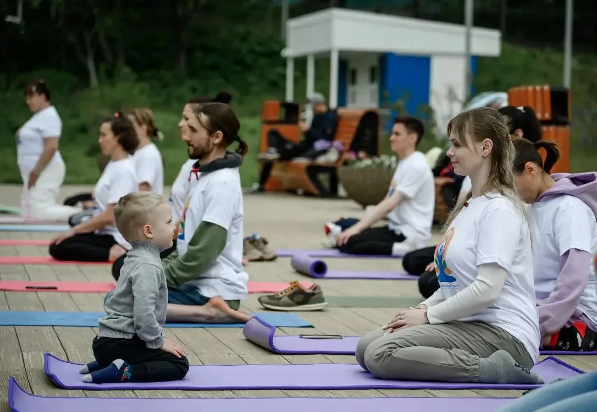 Сегодня на «Спартаке» состоялось бесплатное занятие по йоге🧘🏼‍♀️ 

В рамках мероприятия опытные ин