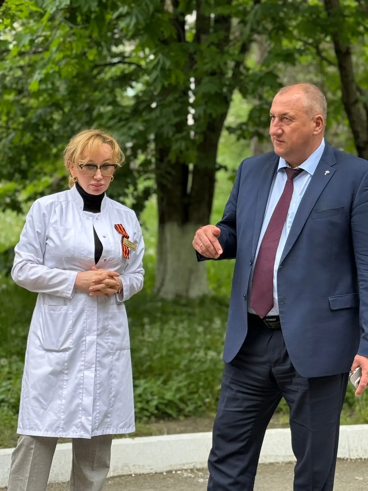 Посетил больницу Пятигорска, где обсудил с руководством учреждения перспективы развития...