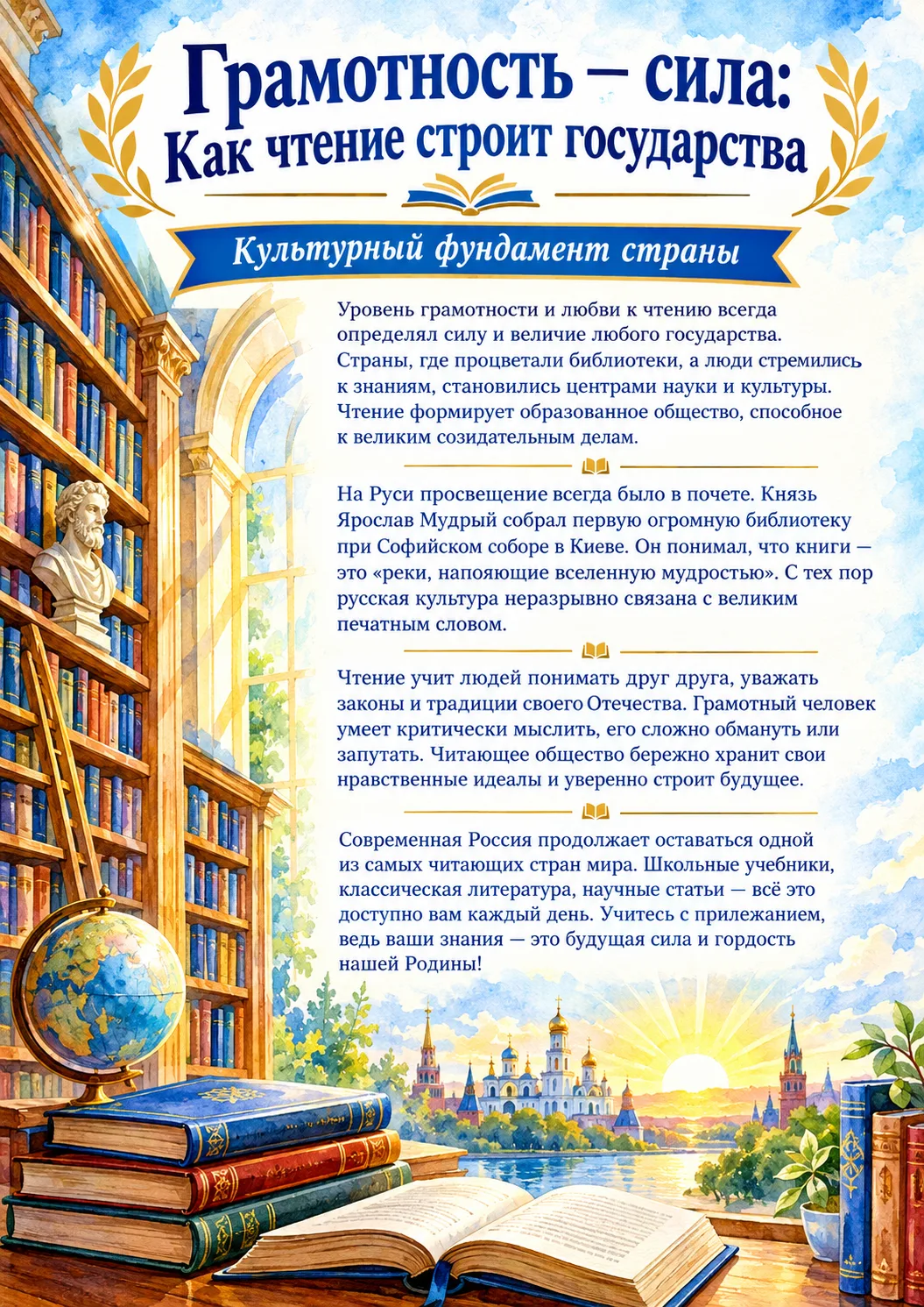 📙9 октября. Всемирный день чтения. Часть 3📚