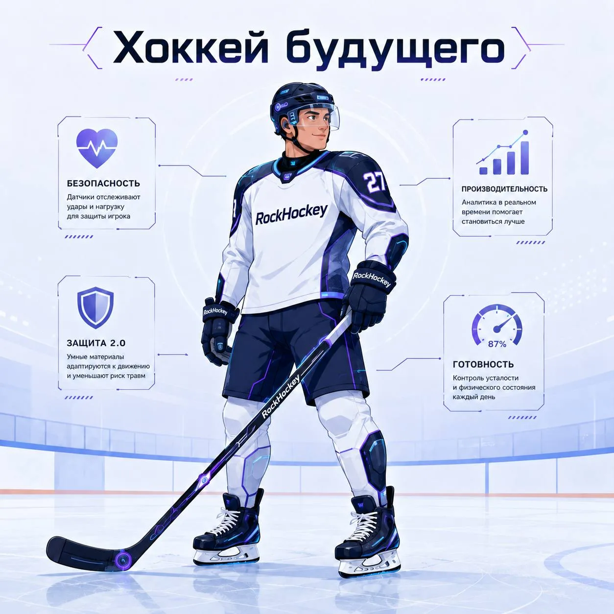 Хоккей будущего уже близко🏒