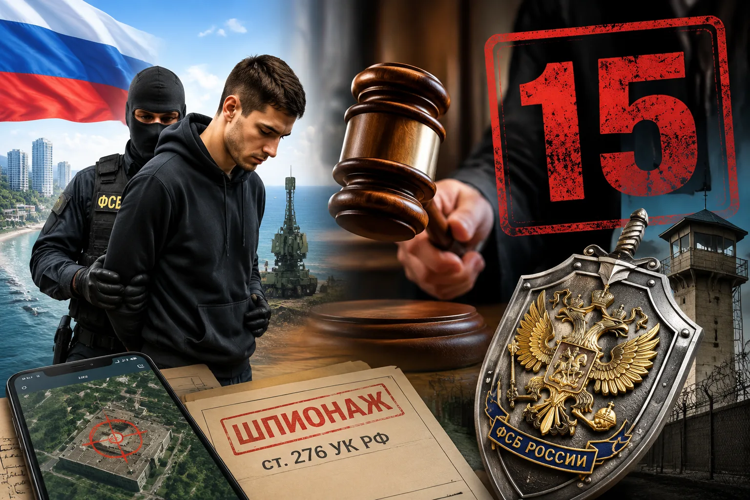 15 ЛЕТ ЗА ШПИОНАЖ: СУД ПОСТАВИЛ ЖЁСТКУЮ ТОЧКУ 🇷🇺

Краснодарский краевой суд вынес приговор 24-летн