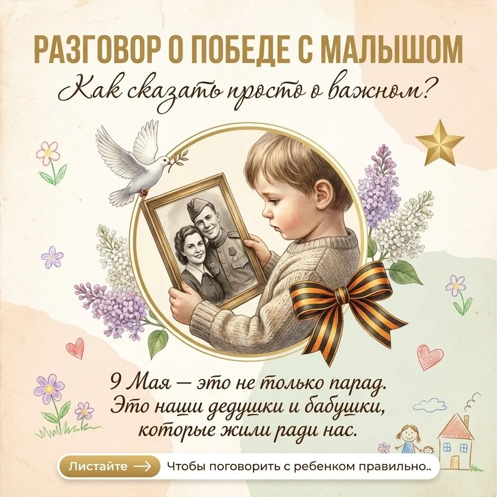 День Победы всё дальше, а вопросы детей всё те же. 👧🏻👦🏻