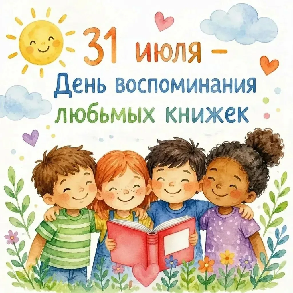 31 июля — День вспоминания любимых книжек!