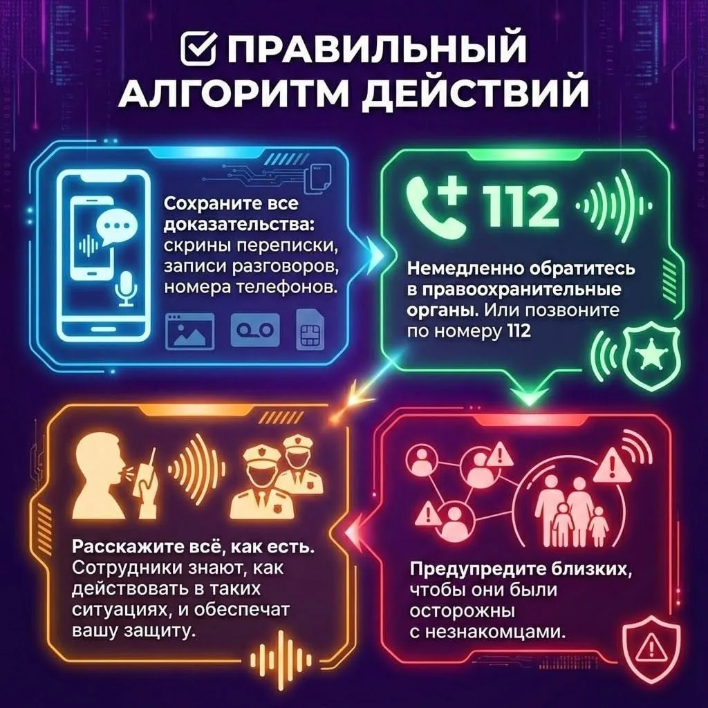 ⚠️ Внимание! Мошенники пользуются моментом, когда вы расслаблены.  Их главный инструмент — страх и м
