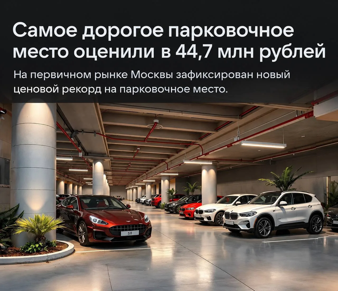 🚗 Парковка в Москве уже стоит как квартира