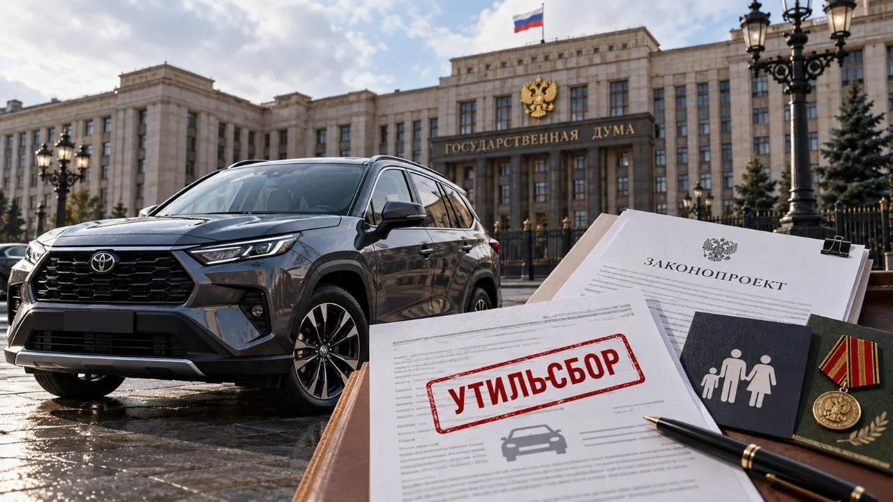 🚨 В России обсуждают новые льготы по утильсбору для физических лиц