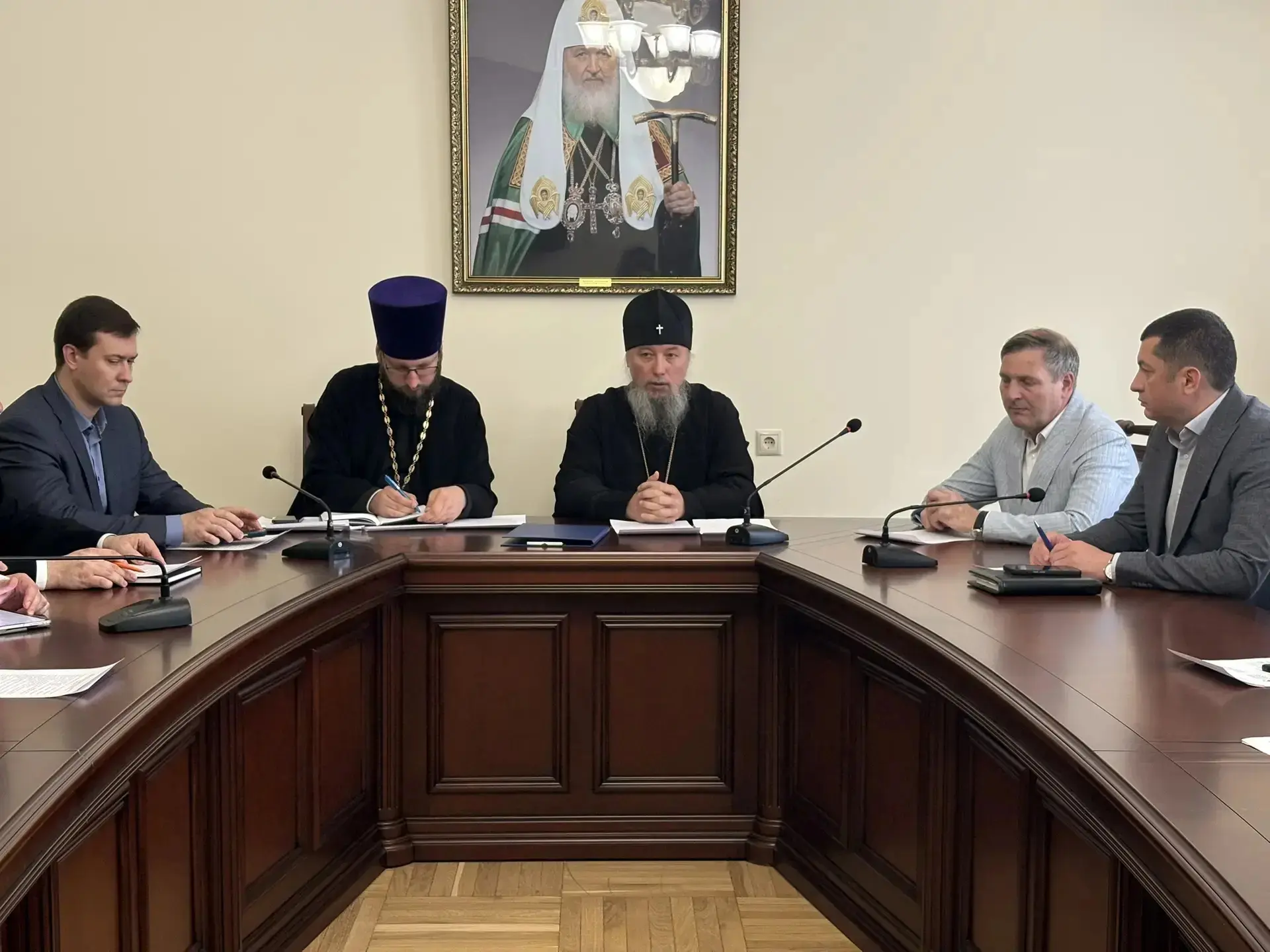 🔷В епархиальном управлении состоялось собрание по проведению краевого форума Всемирног...