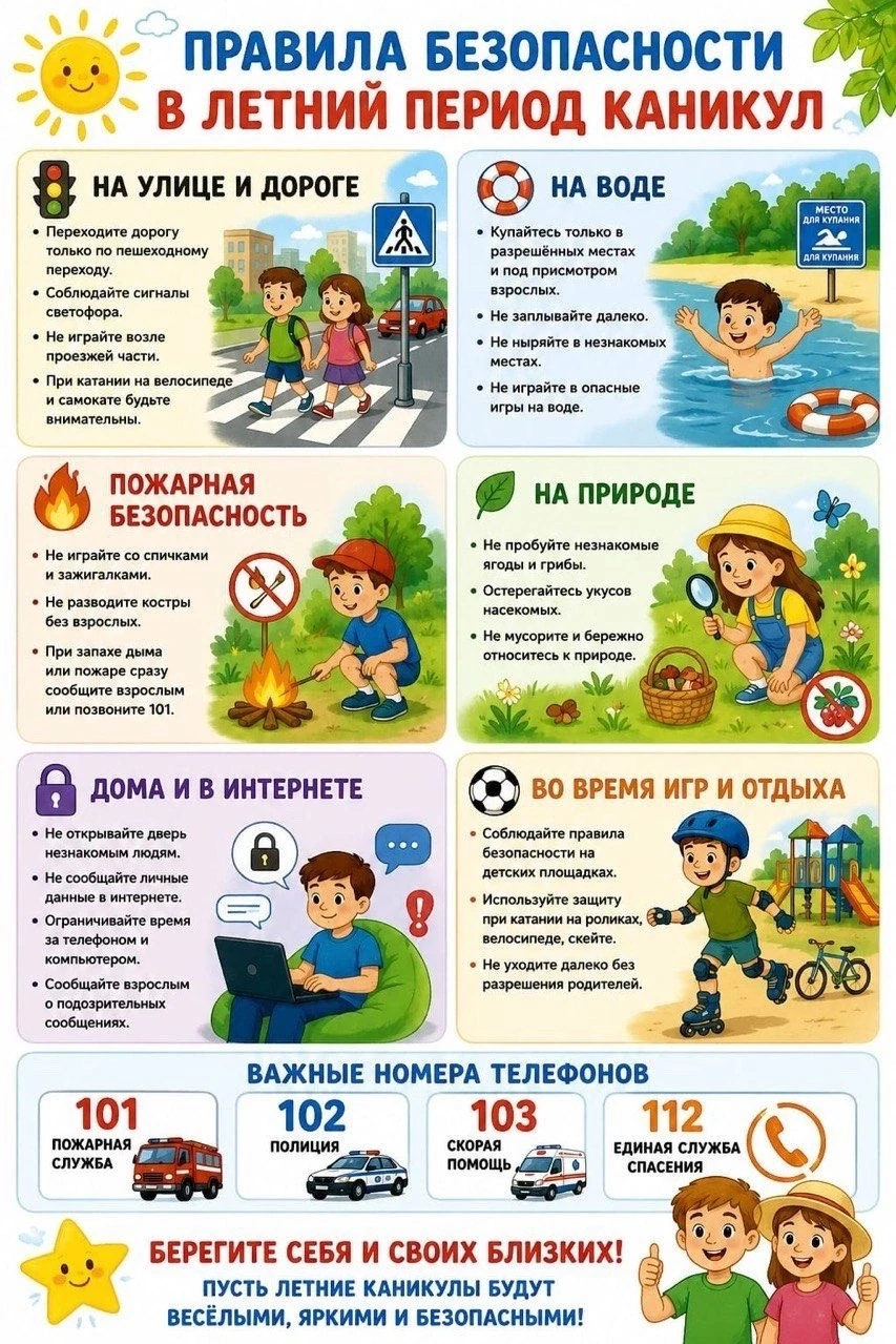 👉Безопасное лето – 2026: как мы провели тематическую смену в лагере «Солнышко»!

✨Лето — это не тол