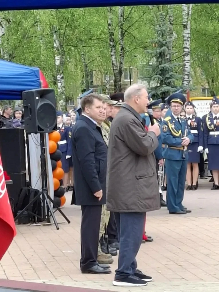 🔥В самый главный праздник нашей страны, в День Великой Победы, состоялся парад кадет у мемориала Защ