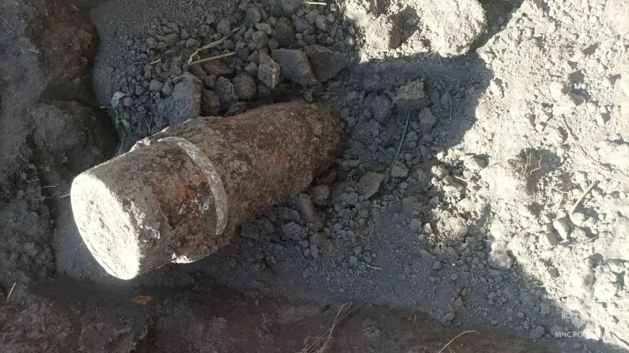 💥В Трубчевском районе обезврежен взрывоопасный предмет времён Великой Отечественной войны