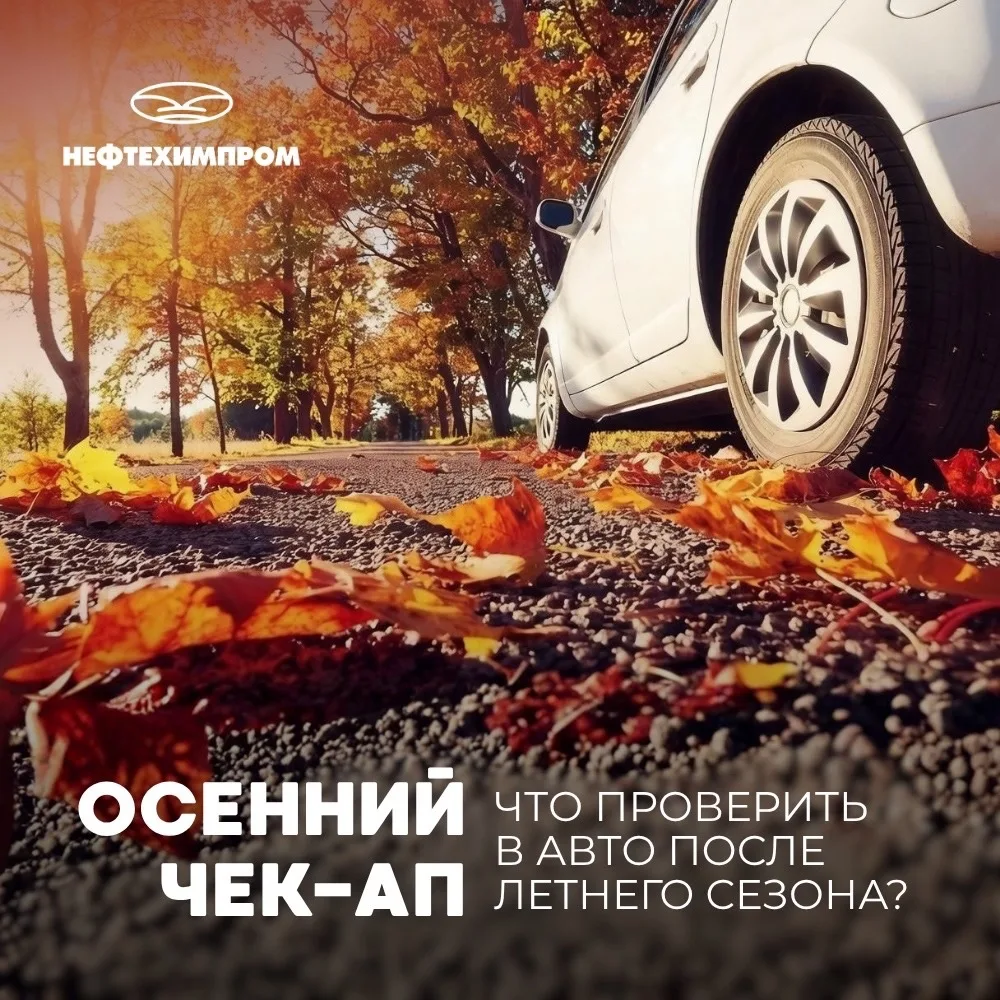 🍂 Осенний чек-ап: что проверить в машине после летнего сезона.
