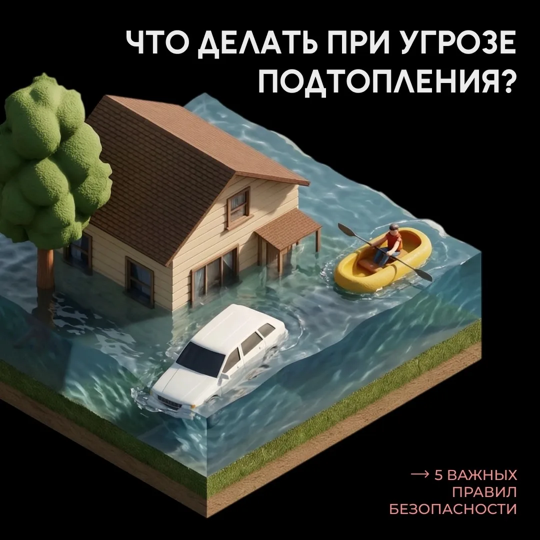 ⚠️ Подтопления опасны не только для имущества!

То, что кажется обычной лужей после сильного дождя, 