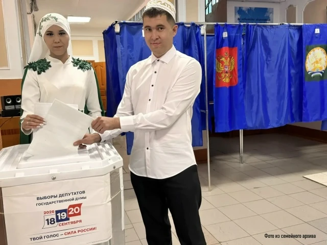 Двойной праздник: молодожёны из Верхних Кигов сказали «да» и проголосовали!