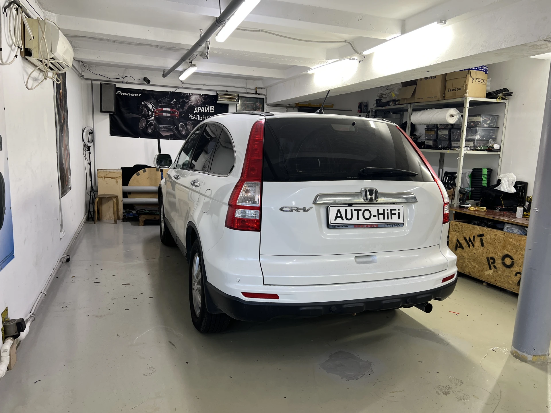 Передние и задние двери Honda CR-V третьего поколения зашумили качественными материалам...