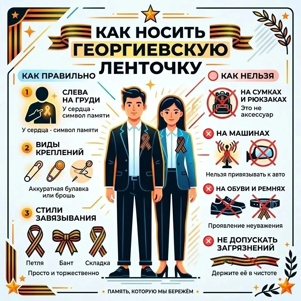 «Георгиевская ленточка» 2026!
22 апреля в нашей стране стартовала акция «Георгиевская ленточка», пос