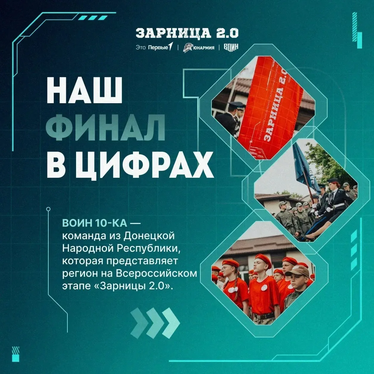 «ВОИН 10-ка» — в финале «Зарницы 2.0»!